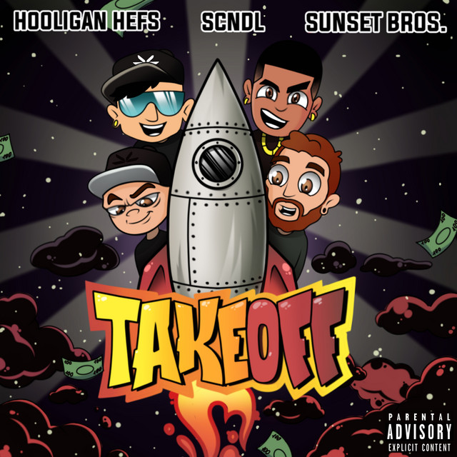 постер песни Hooligan Hefs, SCNDL, Sunset Bros - Take Off