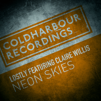 постер песни Lostly, Claire Willis - Neon Skies